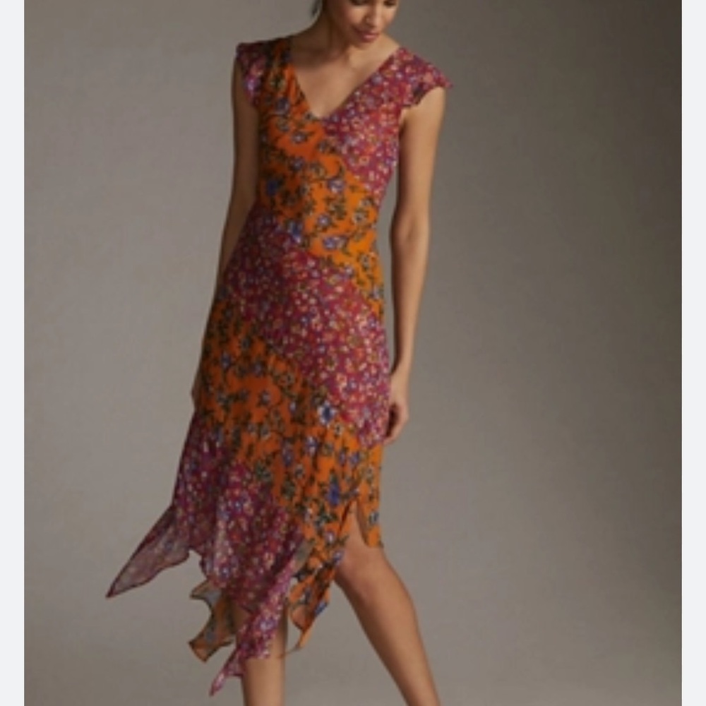 Anthropologie Hanky Hem Mini dress 18W